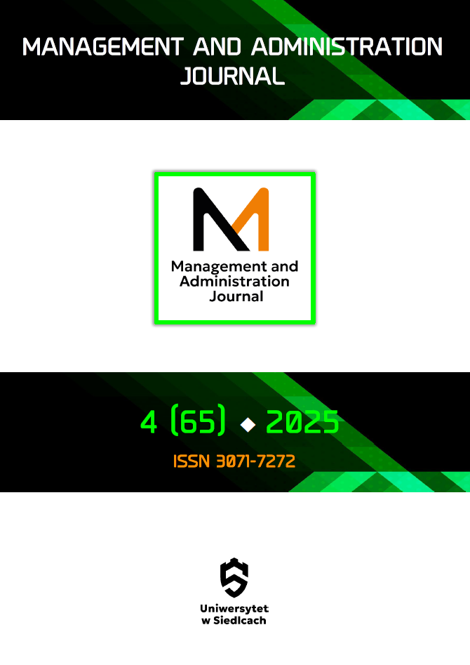 					View Vol. 65 No. 4 (2025): Management and Administration Journal
				