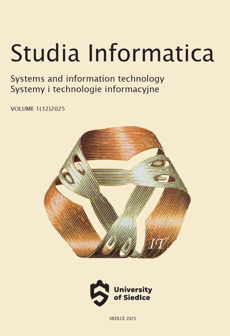 The cover of the Studia Informatica journal